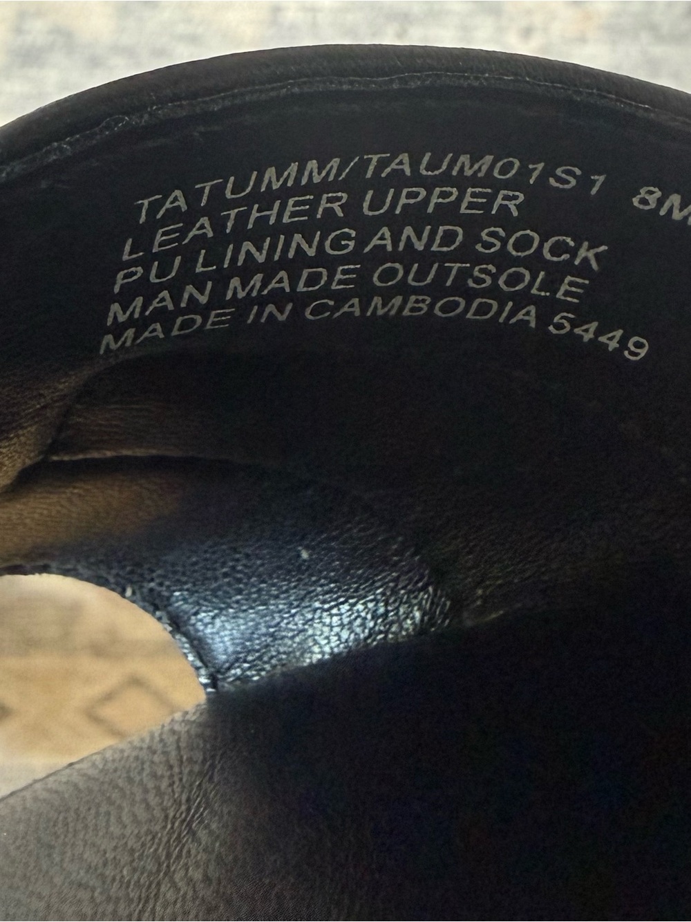 NWOT Steve Madden Tatum slide bow sandal in black leather. Size 8 - Picture 5 of 5